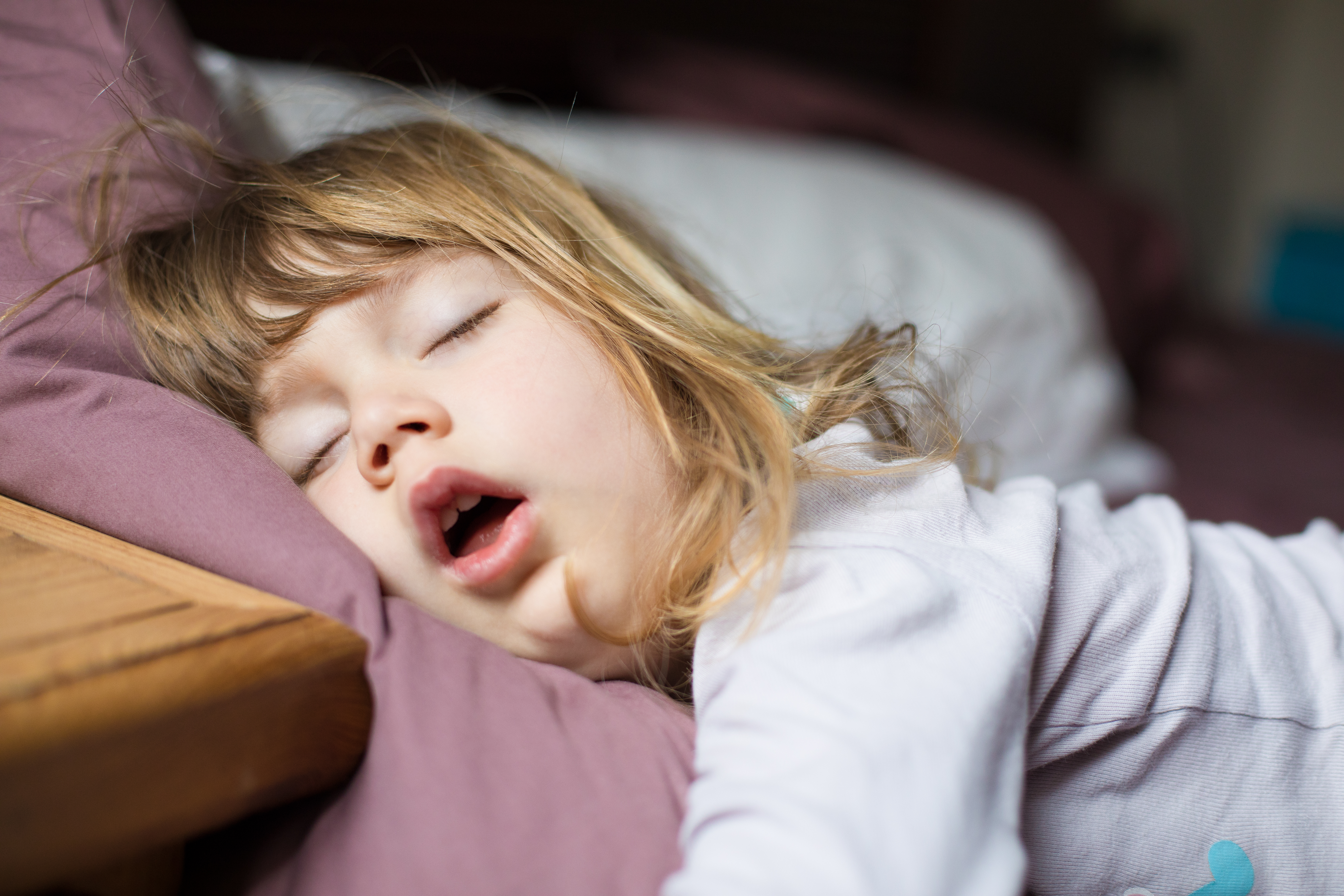 Slapen met open mond is niet gezond